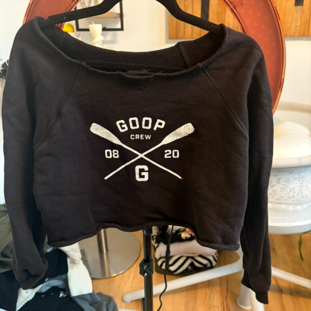 g.Label by goop black sweatshirt size xs
